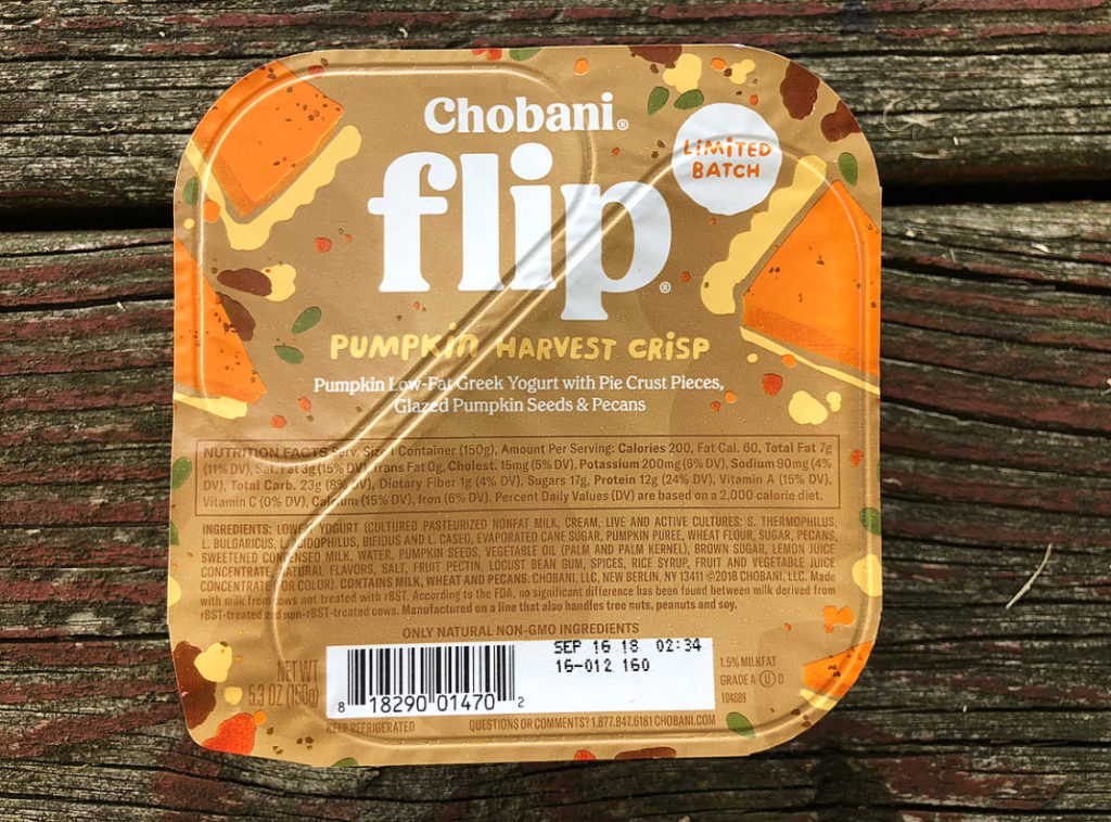 Chobani Flip Pumpkin Harvest Crisp