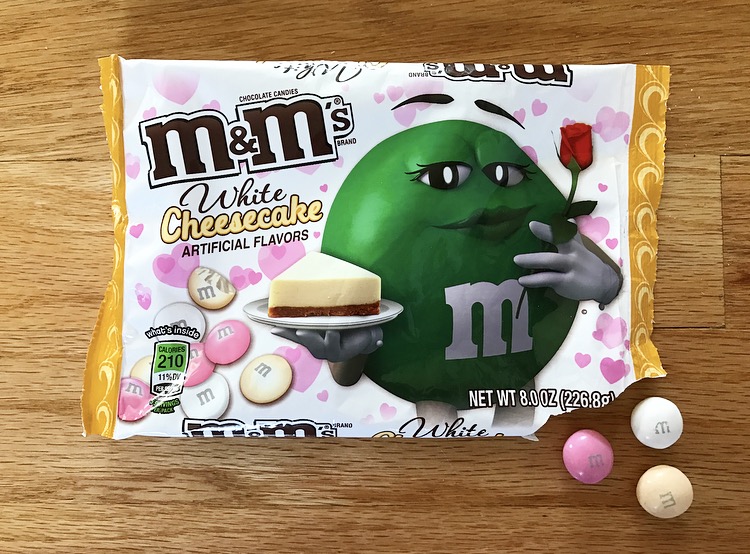 Mars M&M's Valentine's Day White Cheesecake Flavored Chocolate