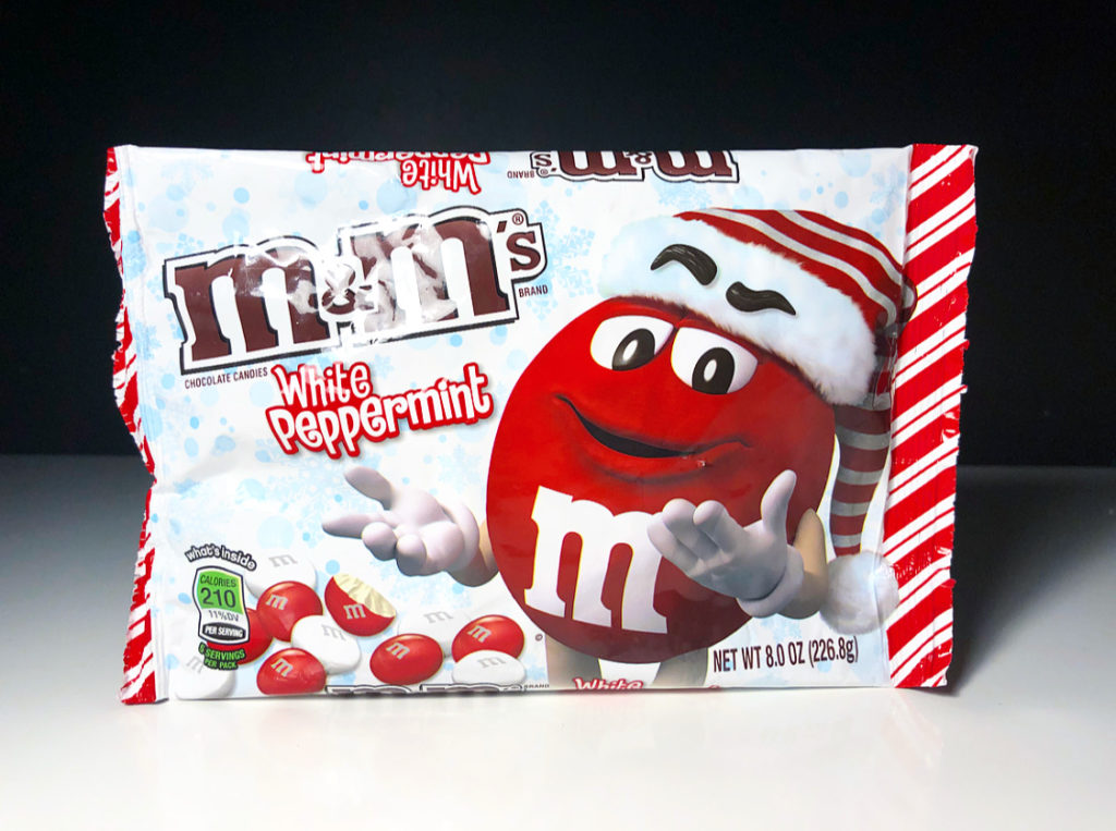 Save on M&M's White Chocolate Peppermint Candies Holiday Order