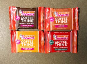 Dunkin Donuts Coffee Thins 