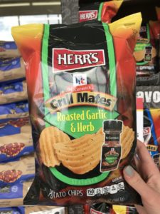 Herr's McCormick Grill Mates Roasted Garlic & Herb Chips