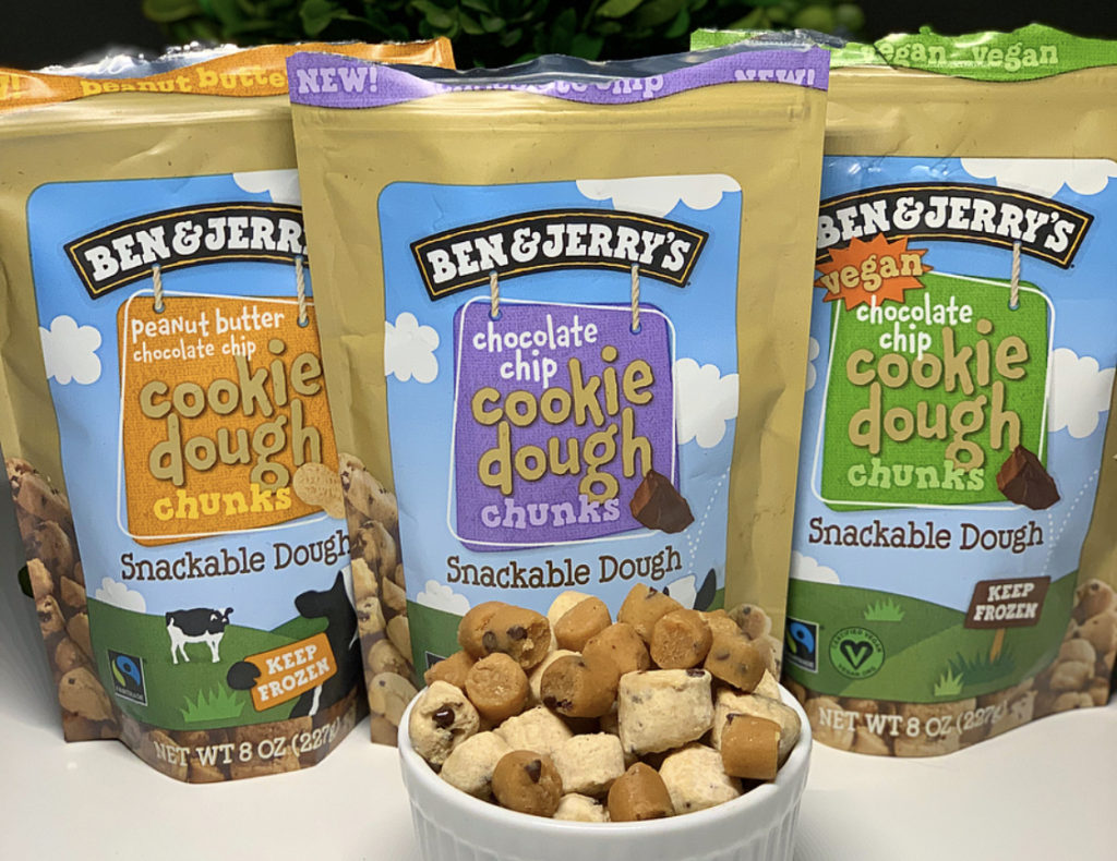 REVIEW Ben & Jerry's Snackable Cookie Dough   Junk Banter