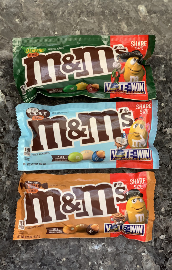 M&M'S Thai Coconut Peanut Chocolate Candy Flavor Vote 9.6 Ounce