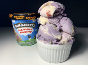 Ben & Jerry's Red, White & Blueberry