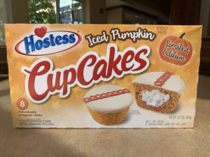 Hostess Iced Pumpkin Cupcakes