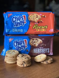 Nabisco Chips Ahoy! with Hershey's and Chips Ahoy! with Mini Reese's Pieces