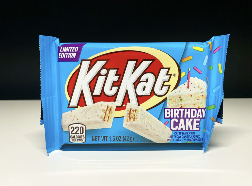 REVIEW: Hershey's Birthday Cake Kit Kat - Junk Banter