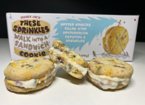 Trader Joe's These Sprinkles Walk Into A Sandwich Cookie