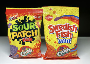 Sour Patch Kids Crush Fruit Mix and Swedish Fish Crush Fruit Mix
