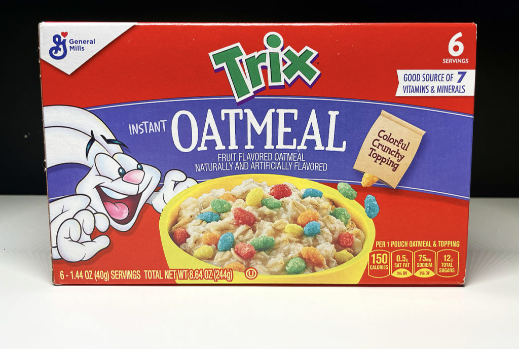 trix cereal box 2022