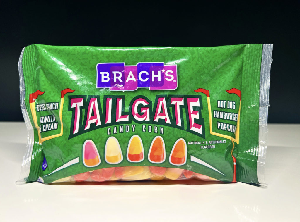 We Tried Brach's Tailgate Hot Dog And Hamburger Candy Corn So You