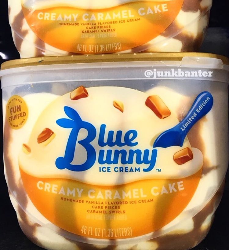 Blue Bunny Creamy Caramel Cake