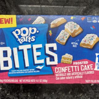 Kelllogg's Frosted Confetti Cake Pop Tarts Bites