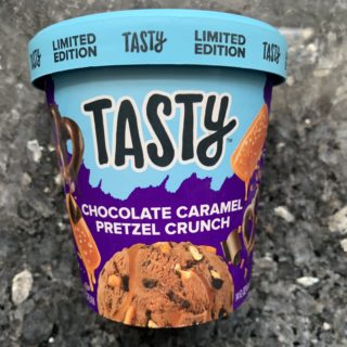 Tasty Chocolate Caramel Pretzel Crunch Ice Cream