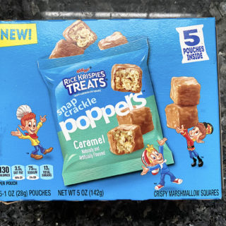 Kellogg's Rice Krispies Treats Caramel Snap Crackle Poppers