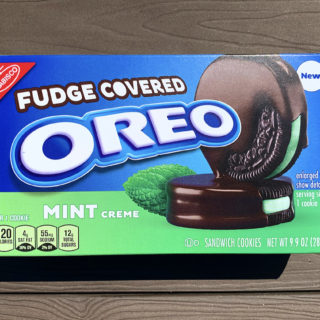 Mint Creme Fudge Covered Oreo
