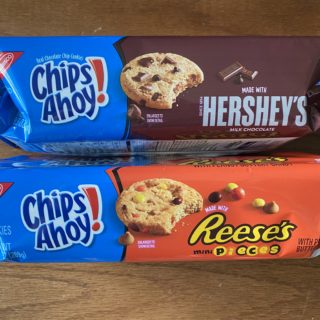 Nabisco Chips Ahoy! with Hershey's and Chips Ahoy! with Mini Reese's Pieces