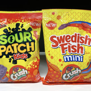 Sour Patch Kids Crush Fruit Mix and Swedish Fish Crush Fruit Mix